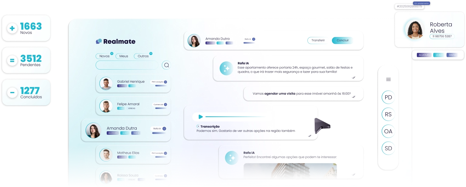 Unifique todo o atendimento da sua imobiliária
